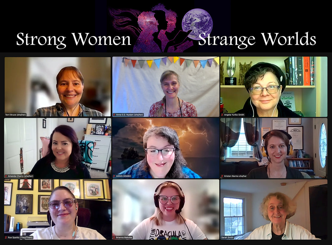 Speculative fiction authors participating in Quick Reads with Strong Woman, Strange Worlds