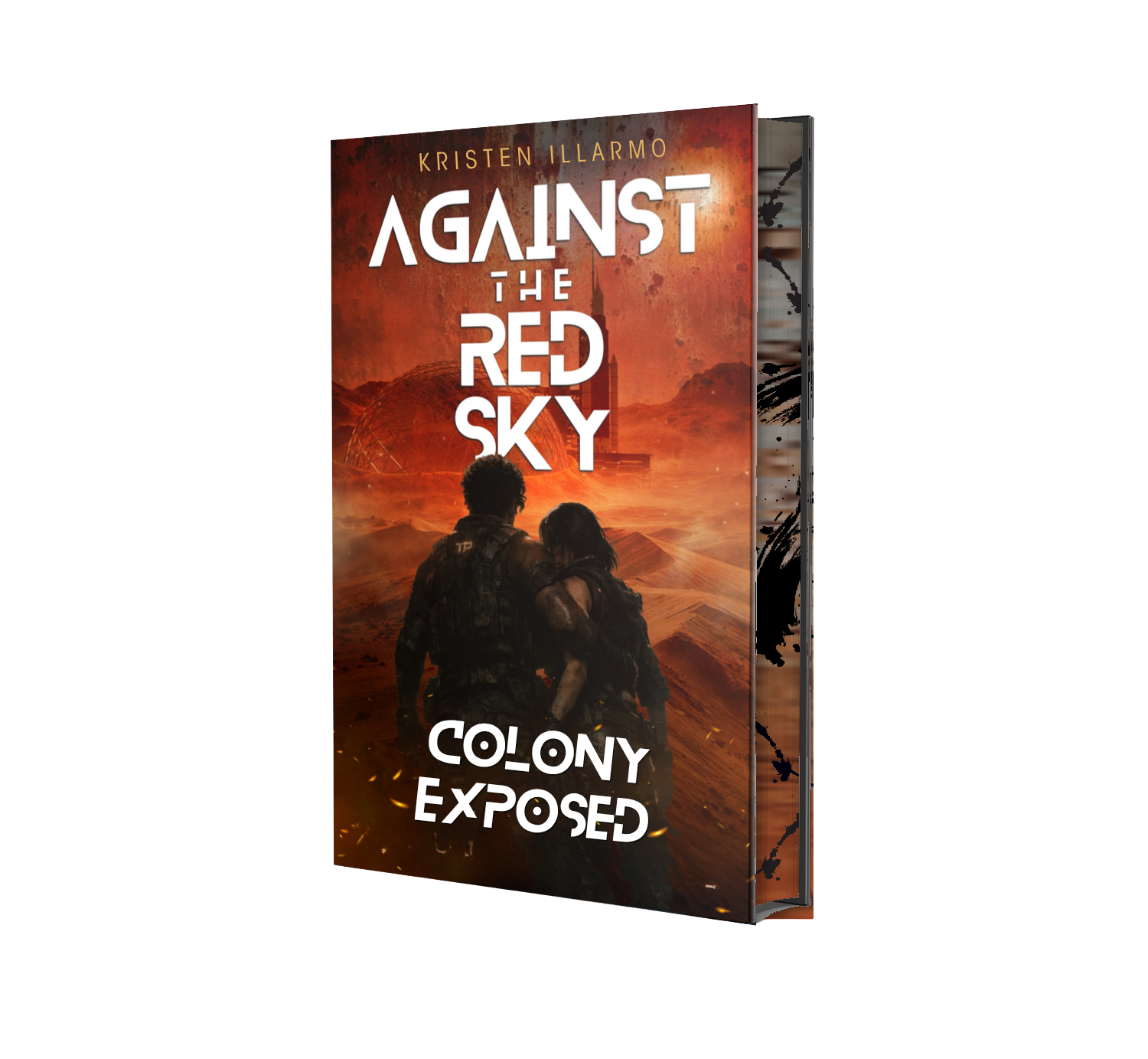 Against the Red Sky: Colony Exposed hardcover mockup