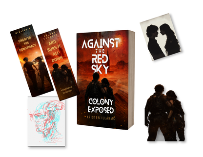 Against the Red Sky: Colony Exposed paperback with bonus swag