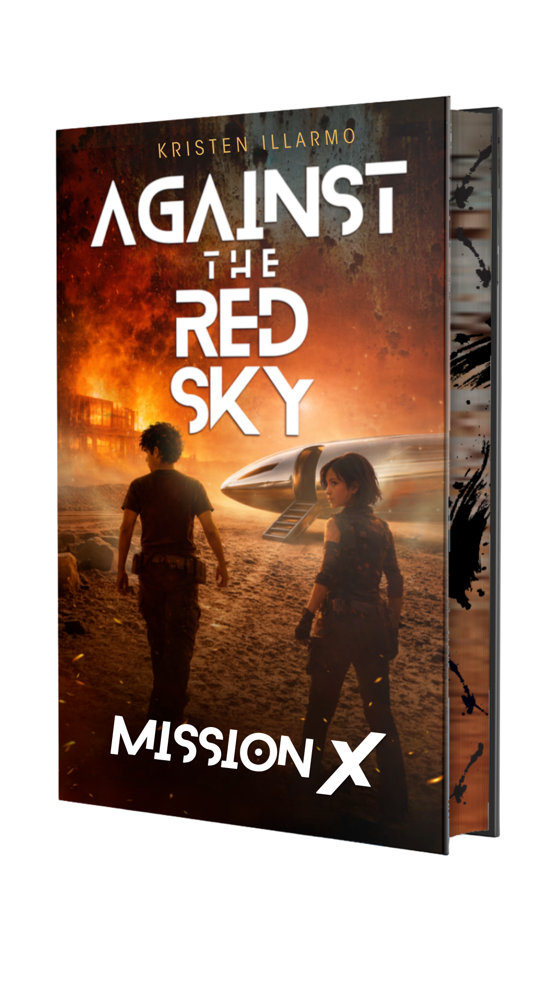 Against the Red Sky: Mission X hardcover mockup