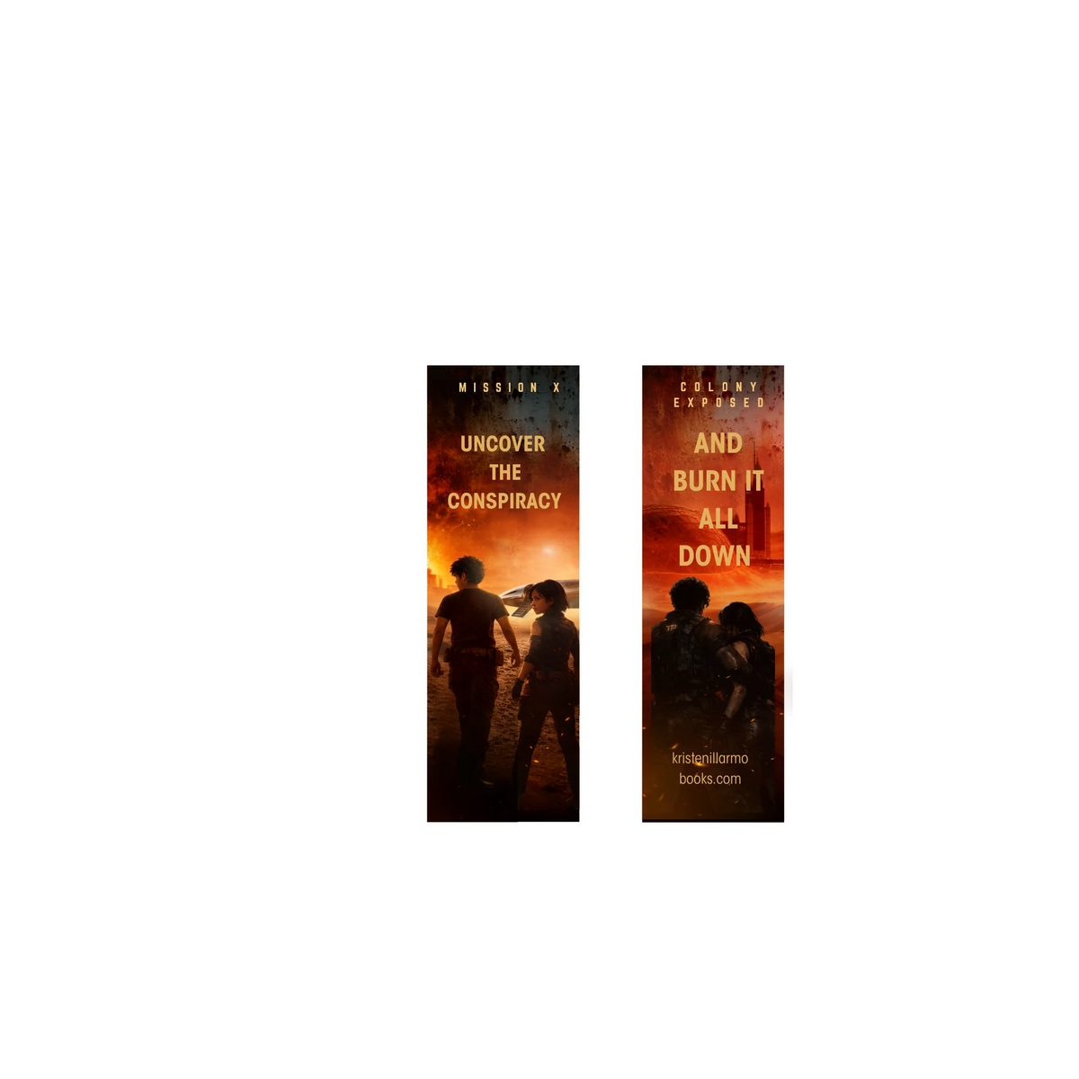 Against the Red Sky bookmarks