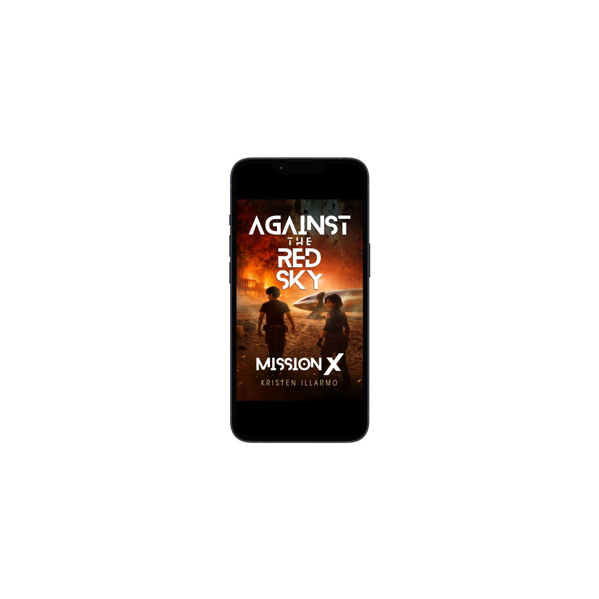 Mission X eBook on a phone