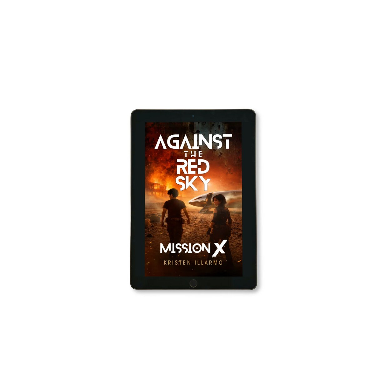 Mission X eBook on a tablet